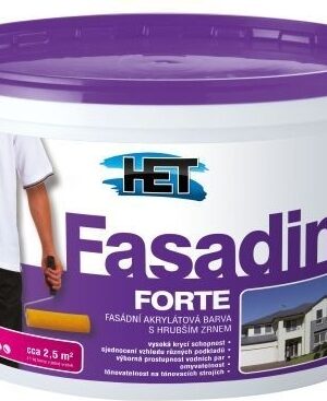 FASADIN FORTE - Fasádna akrylátová farba s hrubým zrnom 5 kg biela matná FASADIN FORTE - Fasádna akrylátová farba s hrubým zrnom 5 kg biela matná