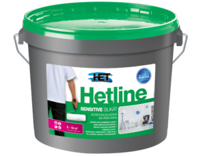 HETLINE SENSITIVE SILIKÁT - Silikátová interiérová farba biela 5 kg HETLINE SENSITIVE SILIKÁT - Silikátová interiérová farba biela 5 kg
