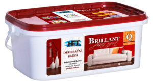 BRILLANT Q - Dekoračná farba plnená pieskom biela 5 kg BRILLANT Q - Dekoračná farba plnená pieskom biela 5 kg
