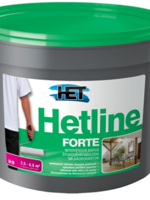 HETLINE FORTE - Farba štukového vzhľadu 5 kg biela matná HETLINE FORTE - Farba štukového vzhľadu 5 kg biela matná