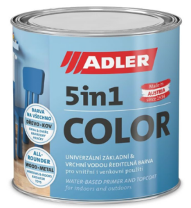 ADLER 5in1-COLOR - Univerzálna vodou riediteľná farba (zákazkové miešanie) AS 24/5 - moorenzian 0