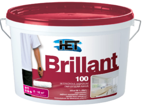 Brillant 100 - Umývateľná farba na steny biela 4 kg Brillant 100 - Umývateľná farba na steny biela 4 kg