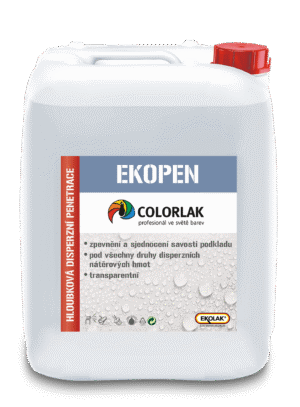 COLORLAK EKOPEN E0601 - Hĺbkový penetračný náter transparentná 5 kg COLORLAK EKOPEN E0601 - Hĺbkový penetračný náter transparentná 5 kg
