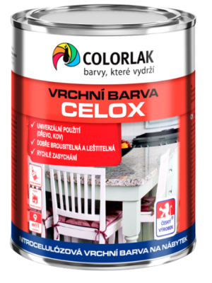 COLORLAK CELOX C2001 - Nitrocelulózová farba na kov a drevo C6400 - žltá chrómová tmavá 0