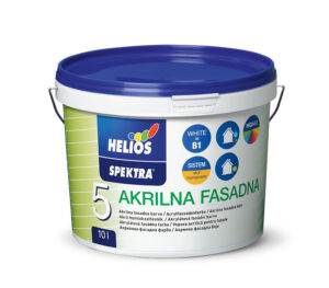 HELIOS SPEKTRA Akrylová fasádna farba 2 l báza - biela HELIOS SPEKTRA Akrylová fasádna farba 2 l báza - biela