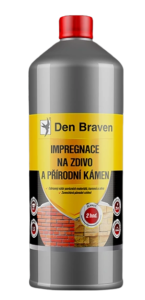 DEN BRAVEN - Impregnácia na murivo a prírodný kameň 5 l transparentná