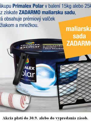 PRIMALEX POLAR - Snehobiela interiérová farba 7 PRIMALEX POLAR - Snehobiela interiérová farba 7