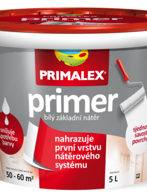 PRIMALEX PRIMER - Biela základná farba biela 5 l PRIMALEX PRIMER - Biela základná farba biela 5 l