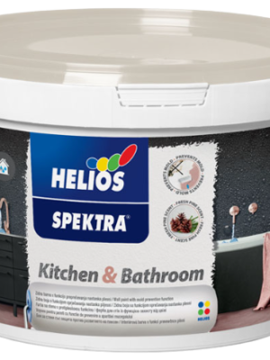 HELIOS SPEKTRA KITCHEN&BATHROOM - Protiplesňová interiérová farba biela 5 L HELIOS SPEKTRA KITCHEN&BATHROOM - Protiplesňová interiérová farba biela 5 L